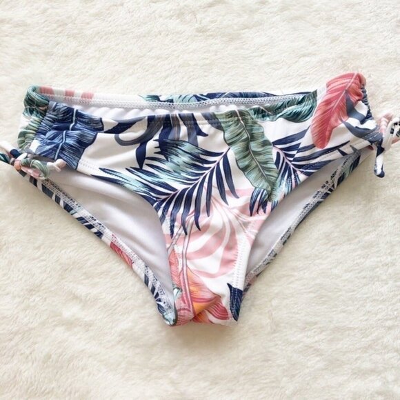 NWOT Raisins Girl Tropical Leaves Swim Bottom - Picture 1 of 5